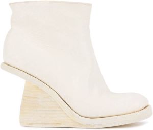 Guidi wedge ankle boots White