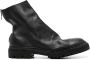 Guidi zip-fastened leather boots Black - Thumbnail 1
