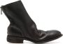 Guidi zip-fastened leather boots Black - Thumbnail 1