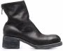 Guidi zip-front ankle boots Black - Thumbnail 1