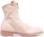 Guidi zip-up 25mm heeled boots Pink - Thumbnail 1