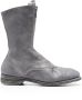 Guidi zip-up leather boots Grey - Thumbnail 1
