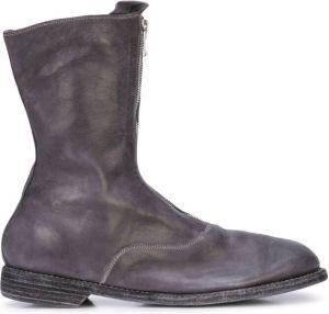 Guidi zipped ankle boots Grey