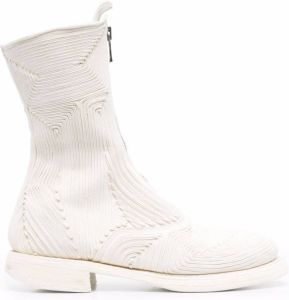 Guidi zipped ankle boots White