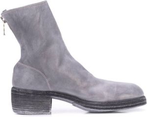 Guidi zipped boots Grey