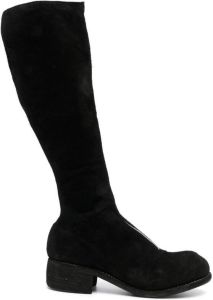 Guidi zipped knee-length boots Black