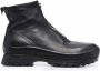 Guidi zipped leather ankle boots Black - Thumbnail 1