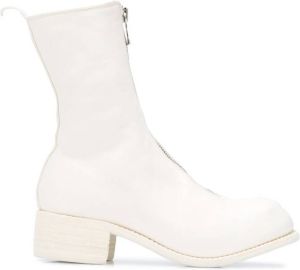 Guidi zipped-up boots White