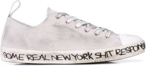 Haculla distressed low-top sneakers Grey