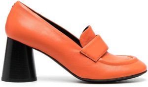 Halmanera Ace 75mm loafers Orange