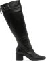 Halmanera Bart 65mm leather knee boots Black - Thumbnail 1