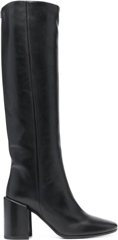 Halmanera Bess 90mm knee-length boots Black