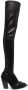 HARDOT fringed-panel thigh boots Black - Thumbnail 1