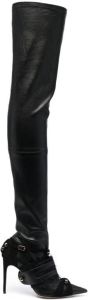 HARDOT thigh-high 105mm boots Black