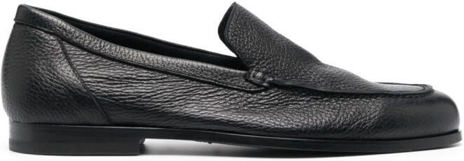 Harrys of London leather slip-on loafers Black