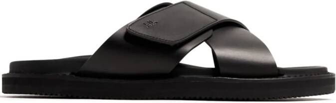 Harrys of London Promenade Cross sandals Black