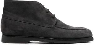 Harrys of London suede lace-up boots Grey