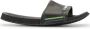 Havaianas slip-on logo slides Black - Thumbnail 1