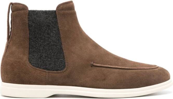 Henderson Baracco 20mm suede ankle boots Brown