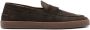 Henderson Baracco almond suede loafers Brown - Thumbnail 1