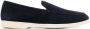 Henderson Baracco brushed suede loafers Blue - Thumbnail 1