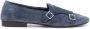 Henderson Baracco buckle detail suede slippers Blue - Thumbnail 1