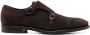 Henderson Baracco buckled suede monk shoes Brown - Thumbnail 1