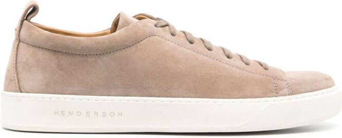 Henderson Baracco Clyde suede sneakers Neutrals