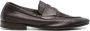 Henderson Baracco grained leather loafers Brown - Thumbnail 1