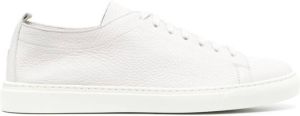 Henderson Baracco grained-texture low-top sneakers White