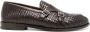 Henderson Baracco interwoven leather buckled loafers Brown - Thumbnail 1