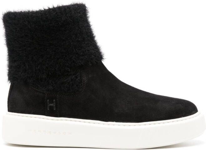 Henderson Baracco Kiras suede ankle boots Black