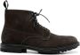 Henderson Baracco lace-up suede ankle boots Brown - Thumbnail 1