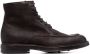 Henderson Baracco leather lace-up ankle boots Brown - Thumbnail 1