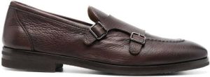 Henderson Baracco leather monk shoes Brown