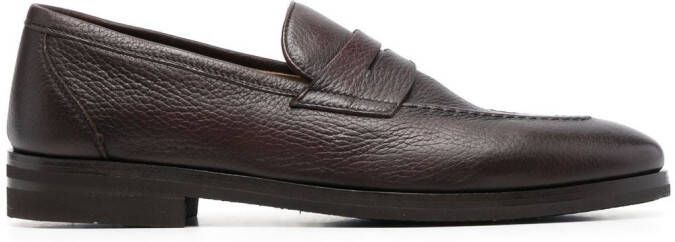 Henderson Baracco leather Penny loafers Brown