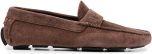 Henderson Baracco Mona suede loafers Brown