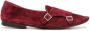 Henderson Baracco monk-strap suede slippers Red - Thumbnail 1