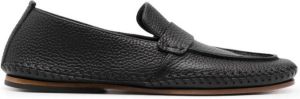 Henderson Baracco Opanka leather penny loafers Black