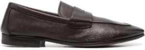 Henderson Baracco penny leather loafers Brown
