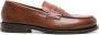 Henderson Baracco penny-slot leather loafers Brown - Thumbnail 1