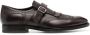 Henderson Baracco perforated buckled monk shoes Brown - Thumbnail 1