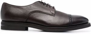 Henderson Baracco perforated-detail derby shoes Brown