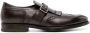 Henderson Baracco perforated-detailing leather monk shoes Brown - Thumbnail 1