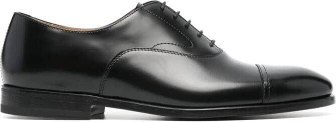 Henderson Baracco polished leather Derby shoes Black