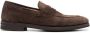 Henderson Baracco suede penny loafers Brown - Thumbnail 1