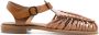 Hereu Alaro caged leather sandals Brown - Thumbnail 1