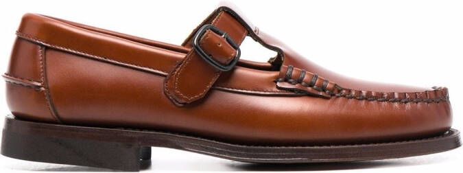 Hereu Alber T-bar loafers Brown