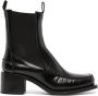 Hereu Alda leather 60mm ankle boots Black - Thumbnail 1