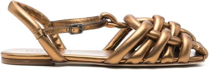 Hereu Cabersa Distressed sandals Gold